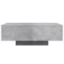 Mesa de centro con luces LED gris hormigón 85x55x31 cm by , Coffee table - Ref: Foro24-836612, Price: 79,64 €, Discount: %