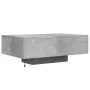 LED-Couchtisch in Betongrau mit den Maßen 85x55x31 cm. von , Couchtisch - Ref: Foro24-836612, Preis: 76,90 €, Rabatt: %