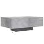 Mesa de centro con luces LED gris hormigón 85x55x31 cm by , Coffee table - Ref: Foro24-836612, Price: 79,64 €, Discount: %