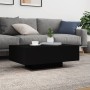 Mesa de centro con luces LED negro 85x55x31 cm by , Coffee table - Ref: Foro24-836610, Price: 62,59 €, Discount: %
