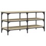 Banco zapatero madera de ingeniería roble Sonoma 100x38,5x49 cm by , Benches for halls and storage - Ref: Foro24-839044, Pric...