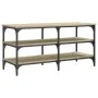 Banco zapatero madera de ingeniería roble Sonoma 100x38,5x49 cm by , Benches for halls and storage - Ref: Foro24-839044, Pric...