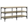Banco zapatero madera de ingeniería roble Sonoma 100x38,5x49 cm by , Benches for halls and storage - Ref: Foro24-839044, Pric...