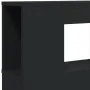 Headboard with LED black engineered wood 200x18.5x103.5 cm by , Headboards and footboards - Ref: Foro24-837366, Price: 98,75 ...
