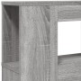 Sonoma gray engineered wood LED headboard 200x18.5x103.5 cm by , Headboards and footboards - Ref: Foro24-837370, Price: 101,4...