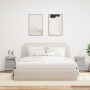 Mesitas de noche con luces LED 2 uds gris Sonoma 35x39x55 cm de , Mesitas de noche - Ref: Foro24-836760, Precio: 111,49 €, De...