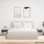Mesitas de noche con luces LED 2 uds gris Sonoma 50x40x45 cm de , Mesitas de noche - Ref: Foro24-836774, Precio: 87,08 €, Des...