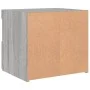 Mesitas de noche con luces LED 2 uds gris Sonoma 50x40x45 cm de , Mesitas de noche - Ref: Foro24-836774, Precio: 84,92 €, Des...