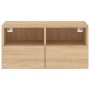 TV-Wandmöbel aus Sonoma-Eichenfurnier, 60x30x30 cm. von , TV-Möbel - Ref: Foro24-836858, Preis: 44,04 €, Rabatt: %
