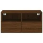 Wand-TV-Möbel aus braunem Eichenfurnierholz 60x30x30 cm von , TV-Möbel - Ref: Foro24-836866, Preis: 43,81 €, Rabatt: %