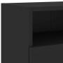 Wand-TV-Möbel 2 Stück aus schwarzem Ingenieurholz 100x30x30 cm von , TV-Möbel - Ref: Foro24-836885, Preis: 106,27 €, Rabatt: %