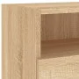 Muebles de pared para TV 2 uds madera roble Sonoma 100x30x30 cm by , TV Furniture - Ref: Foro24-836887, Price: 84,24 €, Disco...