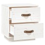 2 solid pine wood bedside tables 40x34x45 cm by vidaXL, Nightstands - Ref: Foro24-818328, Price: 87,11 €, Discount: %