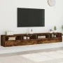 Muebles de pared de TV 2 uds madera roble ahumado 100x30x30 cm de , Muebles TV - Ref: Foro24-836891, Precio: 99,51 €, Descuen...