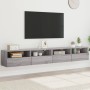 Wand-TV-Möbel 2 Stück in Sonoma-Grau aus Holz 100x30x30 cm von , TV-Möbel - Ref: Foro24-836893, Preis: 106,56 €, Rabatt: %