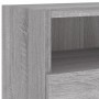 Wand-TV-Möbel 2 Stück in Sonoma-Grau aus Holz 100x30x30 cm von , TV-Möbel - Ref: Foro24-836893, Preis: 106,56 €, Rabatt: %