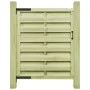 Green impregnated pine wood fence gate 100x125 cm by vidaXL, garden gates - Ref: Foro24-45316, Price: 61,56 €, Discount: %