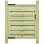 Puerta de valla madera de pino impregnada verde 100x125 cm de vidaXL, Puertas de jardín - Ref: Foro24-45316, Precio: 62,77 €,...