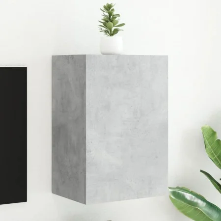 Mueble TV de pared madera ingeniería gris hormigón 40,5x30x60cm by , TV Furniture - Ref: Foro24-836916, Price: 38,31 €, Disco...