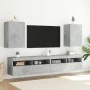 Mueble TV de pared madera ingeniería gris hormigón 40,5x30x60cm by , TV Furniture - Ref: Foro24-836916, Price: 38,31 €, Disco...