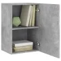 Mueble TV de pared madera ingeniería gris hormigón 40,5x30x60cm by , TV Furniture - Ref: Foro24-836916, Price: 38,31 €, Disco...