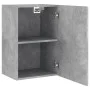 Mueble TV de pared madera ingeniería gris hormigón 40,5x30x60cm by , TV Furniture - Ref: Foro24-836916, Price: 38,31 €, Disco...