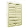 Grünes Zauntor aus imprägniertem Kiefernholz, 100 x 125 cm von vidaXL, Gartentore - Ref: Foro24-45316, Preis: 61,56 €, Rabatt: %