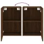 Wand-TV-Möbel 2 Stück aus braunem Eichenholz 40,5x30x60 cm von , TV-Möbel - Ref: Foro24-836923, Preis: 67,46 €, Rabatt: %