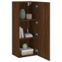 TV-Wandmöbel aus braunem Eichenholz 40,5x30x102 cm von , TV-Möbel - Ref: Foro24-836937, Preis: 64,51 €, Rabatt: %