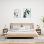 Mesitas de noche de pared con luces LED 2 unidades roble Sonoma de , Muebles TV - Ref: Foro24-837069, Precio: 44,69 €, Descue...