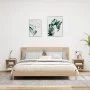 Mesitas de noche de pared con luces LED 2 unidades roble Sonoma by , TV Furniture - Ref: Foro24-837069, Price: 44,20 €, Disco...
