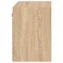 Mesitas de noche de pared con luces LED 2 unidades roble Sonoma by , TV Furniture - Ref: Foro24-837069, Price: 44,20 €, Disco...