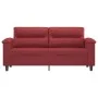 Zweisitziges Kunstledersofa in Weinrot, 140 cm. von , Sofas - Ref: Foro24-359586, Preis: 246,62 €, Rabatt: %