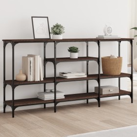 Ingenieurholz-Konsolentisch in Eichenbraun 160x29x80 cm von , Seitentische - Ref: Foro24-839067, Preis: 85,44 €, Rabatt: %