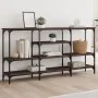 Ingenieurholz-Konsolentisch in Eichenbraun 160x29x80 cm von , Seitentische - Ref: Foro24-839067, Preis: 84,36 €, Rabatt: %