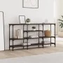 Ingenieurholz-Konsolentisch in Eichenbraun 160x29x80 cm von , Seitentische - Ref: Foro24-839067, Preis: 84,36 €, Rabatt: %