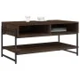 Mesa de centro madera contrachapada roble marrón 90x50x45 cm by , Coffee table - Ref: Foro24-838972, Price: 49,21 €, Discount: %