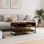 Mesa de centro madera contrachapada roble ahumado 90x50x45 cm by , Coffee table - Ref: Foro24-838970, Price: 50,67 €, Discoun...
