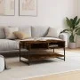 Mesa de centro madera contrachapada roble ahumado 90x50x45 cm by , Coffee table - Ref: Foro24-838970, Price: 47,63 €, Discoun...
