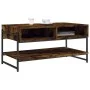 Mesa de centro madera contrachapada roble ahumado 90x50x45 cm by , Coffee table - Ref: Foro24-838970, Price: 47,63 €, Discoun...