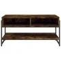 Mesa de centro madera contrachapada roble ahumado 90x50x45 cm by , Coffee table - Ref: Foro24-838970, Price: 47,63 €, Discoun...