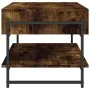 Mesa de centro madera contrachapada roble ahumado 90x50x45 cm by , Coffee table - Ref: Foro24-838970, Price: 47,63 €, Discoun...