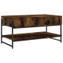 Mesa de centro madera contrachapada roble ahumado 90x50x45 cm by , Coffee table - Ref: Foro24-838970, Price: 50,67 €, Discoun...