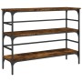 Konsole aus geräucherter Eichen-Ingenieurholz 100x32x75 cm. von , Seitentische - Ref: Foro24-839050, Preis: 61,64 €, Rabatt: %