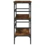 Mesa consola madera de ingeniería roble ahumado 100x32x75 cm de , Mesas auxiliares - Ref: Foro24-839050, Precio: 60,80 €, Des...