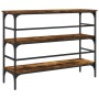 Konsole aus geräucherter Eichen-Ingenieurholz 100x32x75 cm. von , Seitentische - Ref: Foro24-839050, Preis: 61,64 €, Rabatt: %