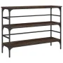 Mesa consola madera de ingeniería marrón roble 100x32x75 cm by , Side tables - Ref: Foro24-839052, Price: 62,71 €, Discount: %