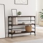 Mesa consola madera de ingeniería marrón roble 100x32x75 cm by , Side tables - Ref: Foro24-839052, Price: 63,51 €, Discount: %