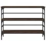 Mesa consola madera de ingeniería marrón roble 100x32x75 cm by , Side tables - Ref: Foro24-839052, Price: 62,71 €, Discount: %