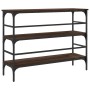 Mesa consola madera de ingeniería marrón roble 100x32x75 cm by , Side tables - Ref: Foro24-839052, Price: 63,51 €, Discount: %